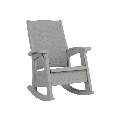 Suncast - Rocking Chair W/storage - Dove Gray