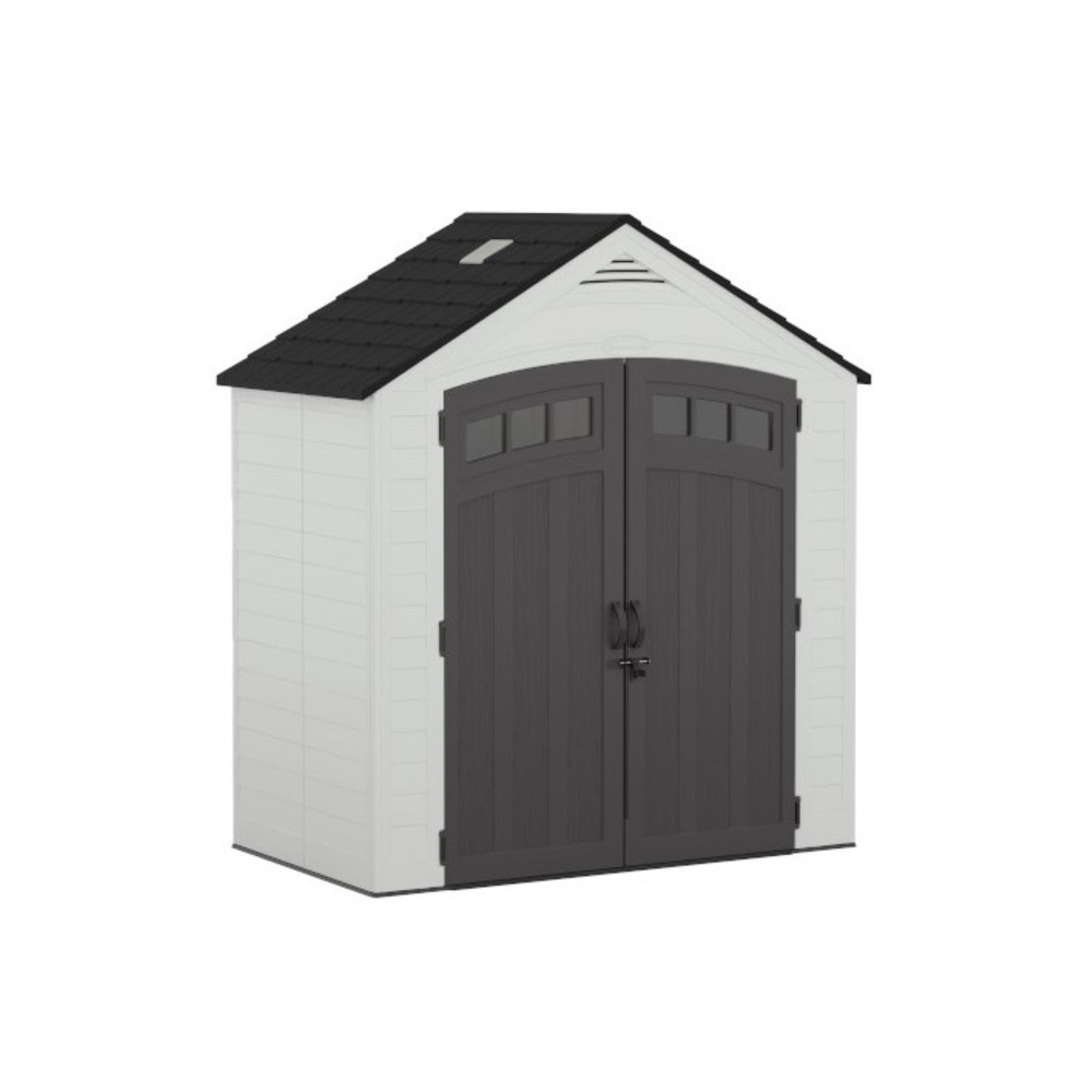 Suncast - Vista® 7 X 4' Storage Shed - Ice Cube