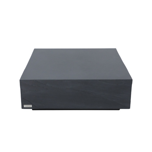 Elementi Home - Colorado Coffee Table - Large Square - Slate Black