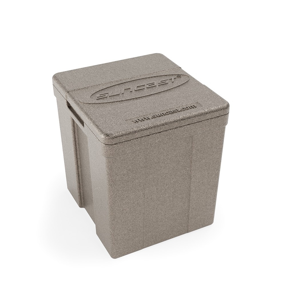 Suncast - Insulated Foam Cooler - Silver