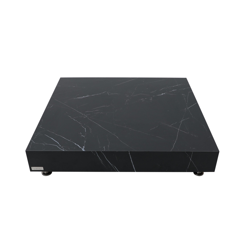 Elementi Home - Sofia Coffee Table - Large Square - Black