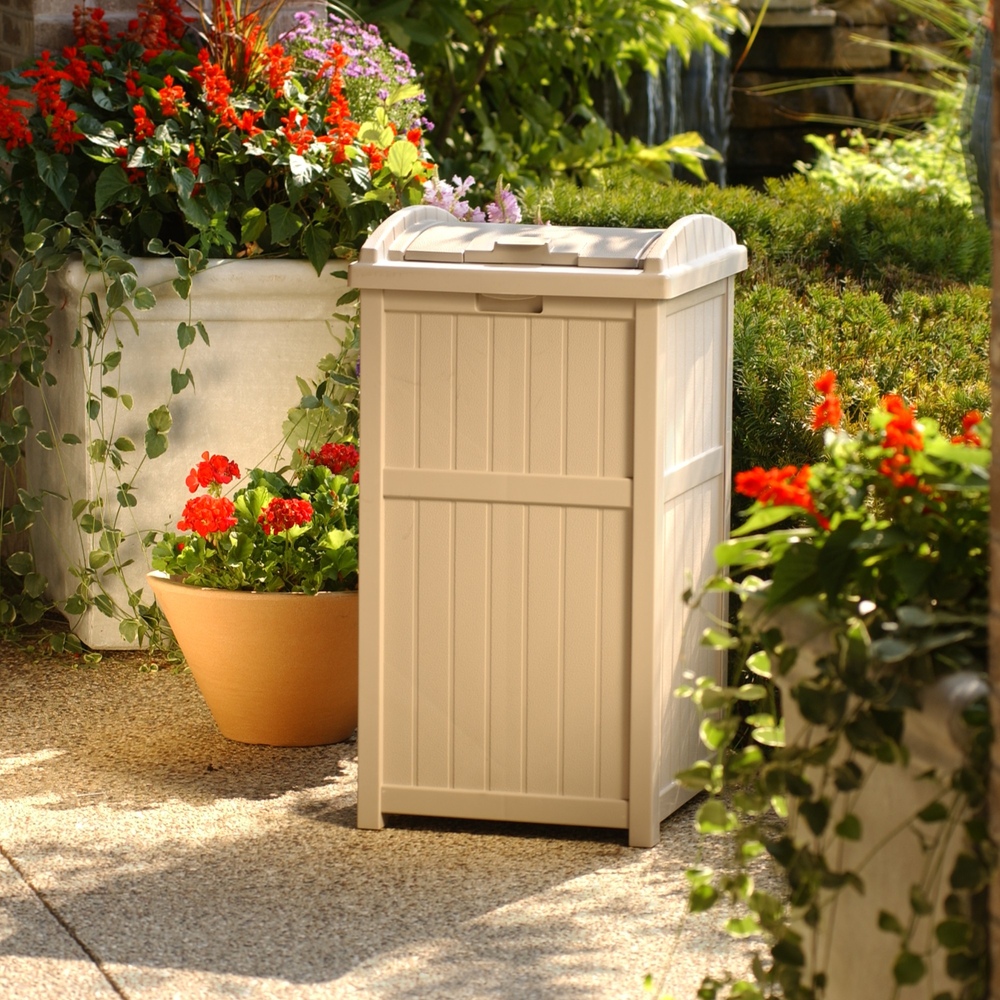 Suncast - Trash Hideaway® - Light Taupe