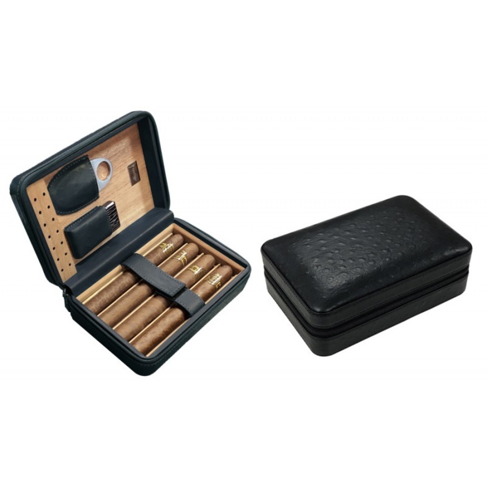 Prestige - The Manhattan Travel Humidor Case - Black