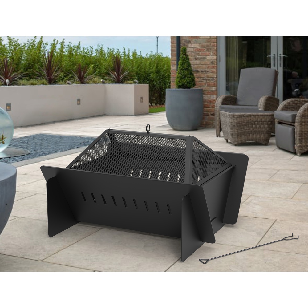 Shinerich - Heavy Duty Fire Pit - Rectangle 29