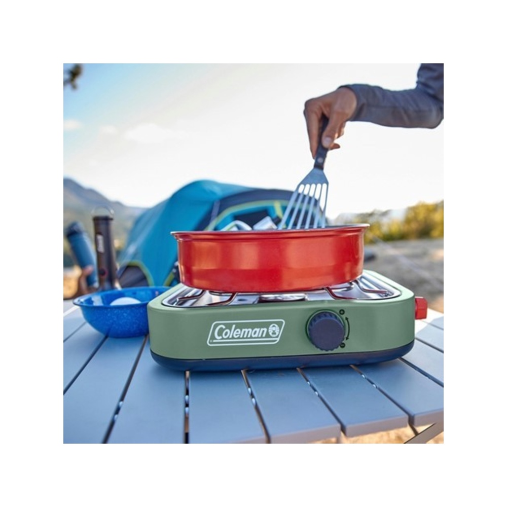 Coleman - Cascade 18 1-burner Propane Stove - Moss Green