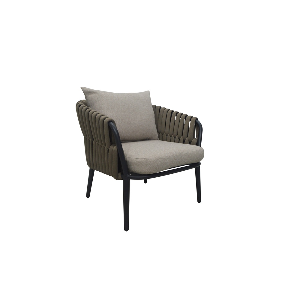 Backyard Lifestyles - Nautique 4pc Conversation Patio Set - Charcoal