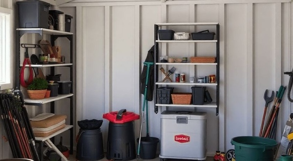 Horizontal vs. Vertical Shed Storage: Which Suncast Shelf Kit is...