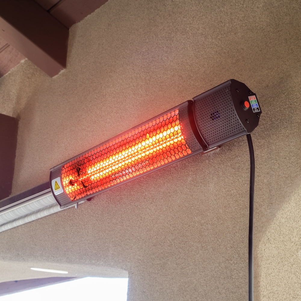 Permasteel - 1500w Electric Patio Heater - Mounted