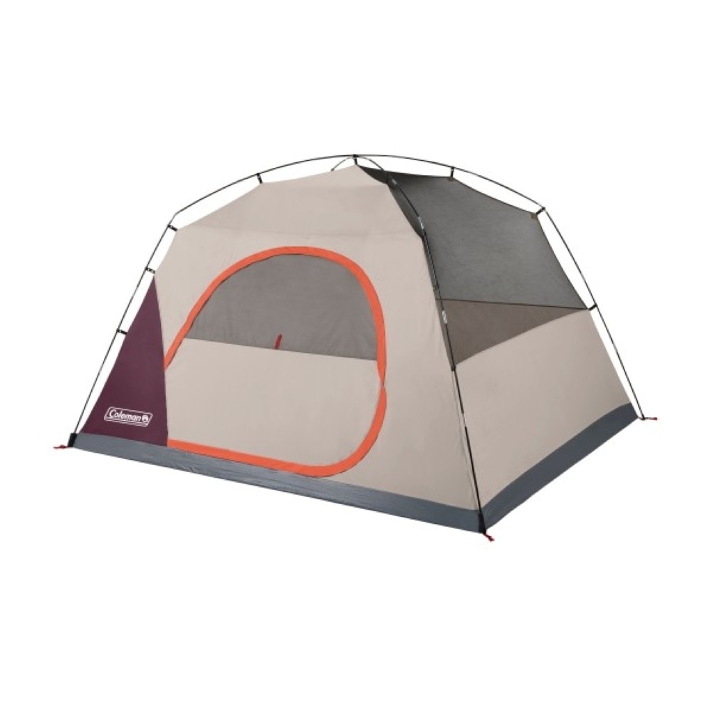 Coleman - Skydome 6-person Camping Tent - Blackberry