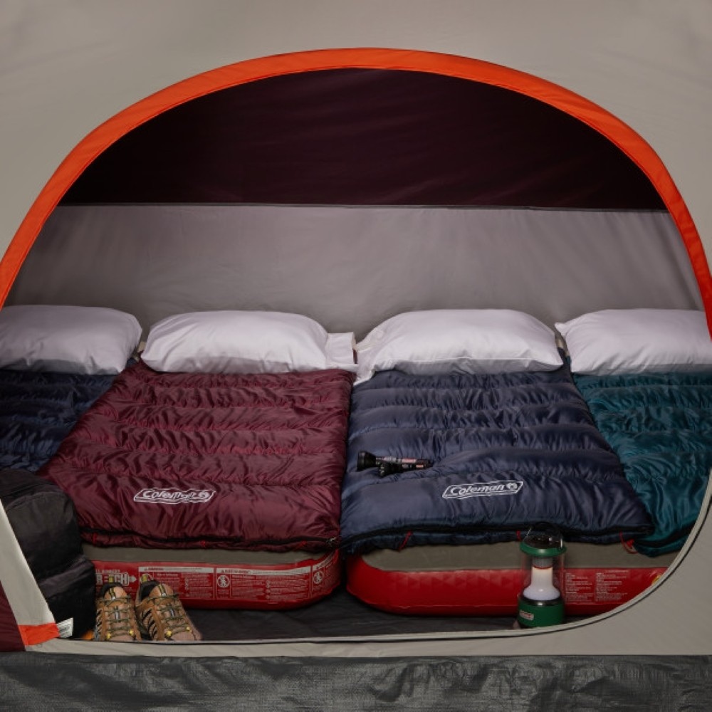 Coleman - Skydome 6-person Camping Tent - Blackberry