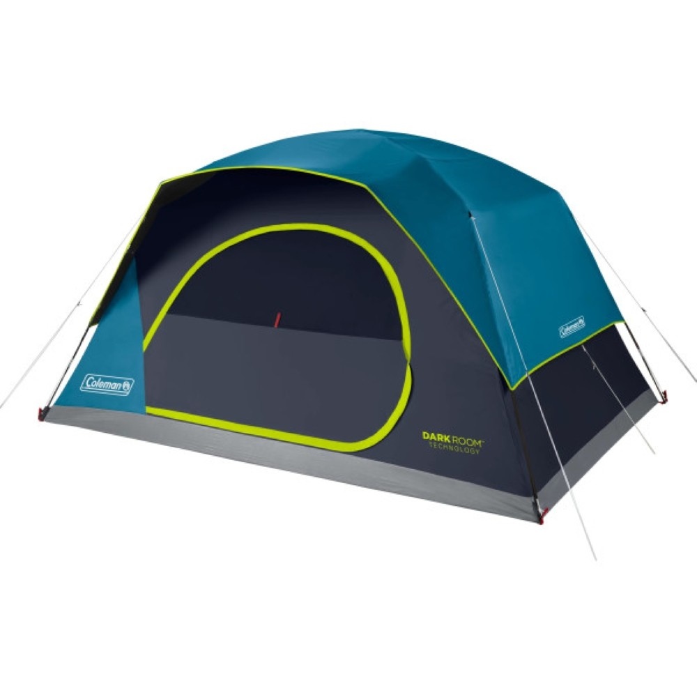Coleman - Skydome 8-person Dark Room Camping Tent - Blue