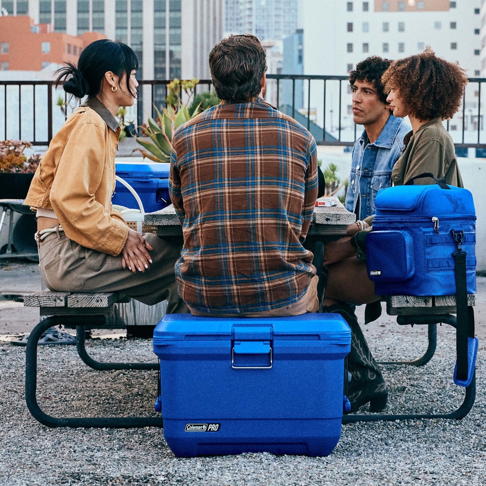 Coleman - Pro 45qt Hard Cooler - Neptune Blue