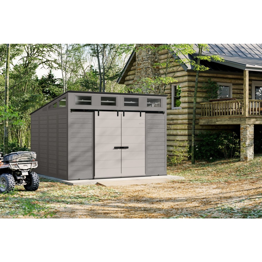 Suncast - Mega Modernist® 12 Ft. X 12 Ft. Storage Shed