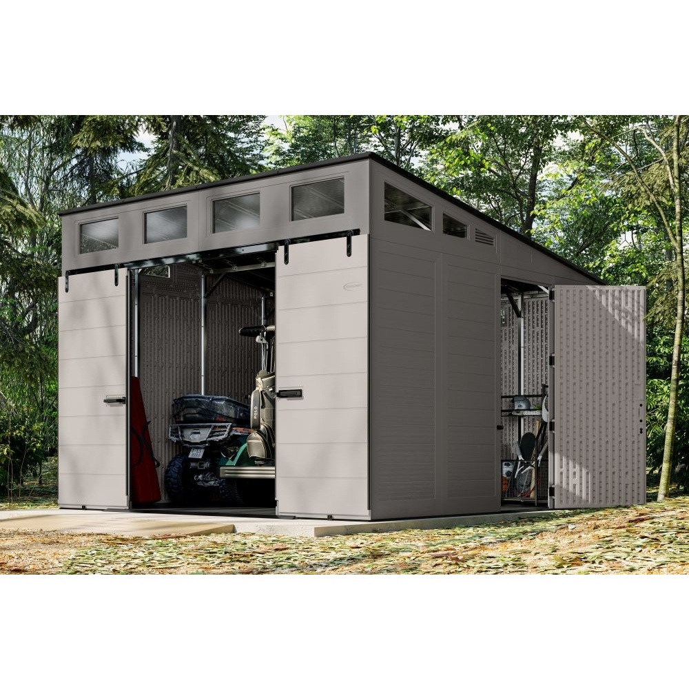 Suncast - Mega Modernist® 12 Ft. X 12 Ft. Storage Shed